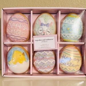Cupcakes & Cashmere NWT Set of 6 Embossed Easter Eggs